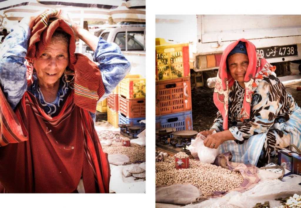 le marché tunisien - Tunisie - Un marché de village en Tunisie - portrait de tunisien
