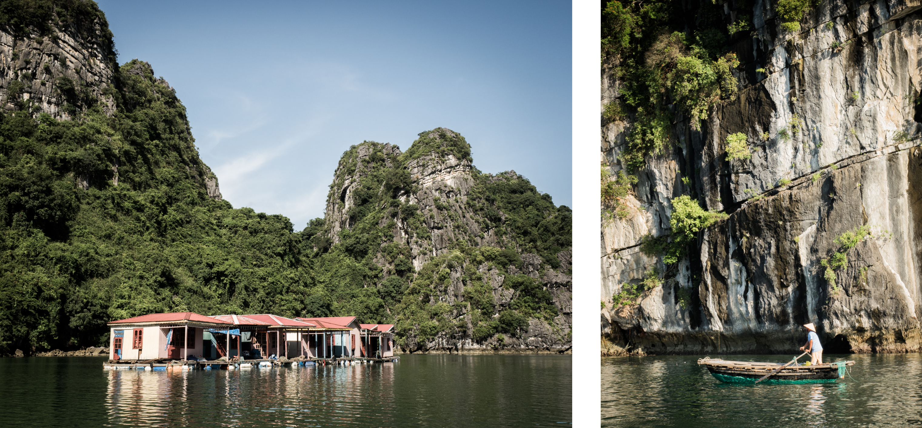 vietnam - villages flottant - baie d'halong