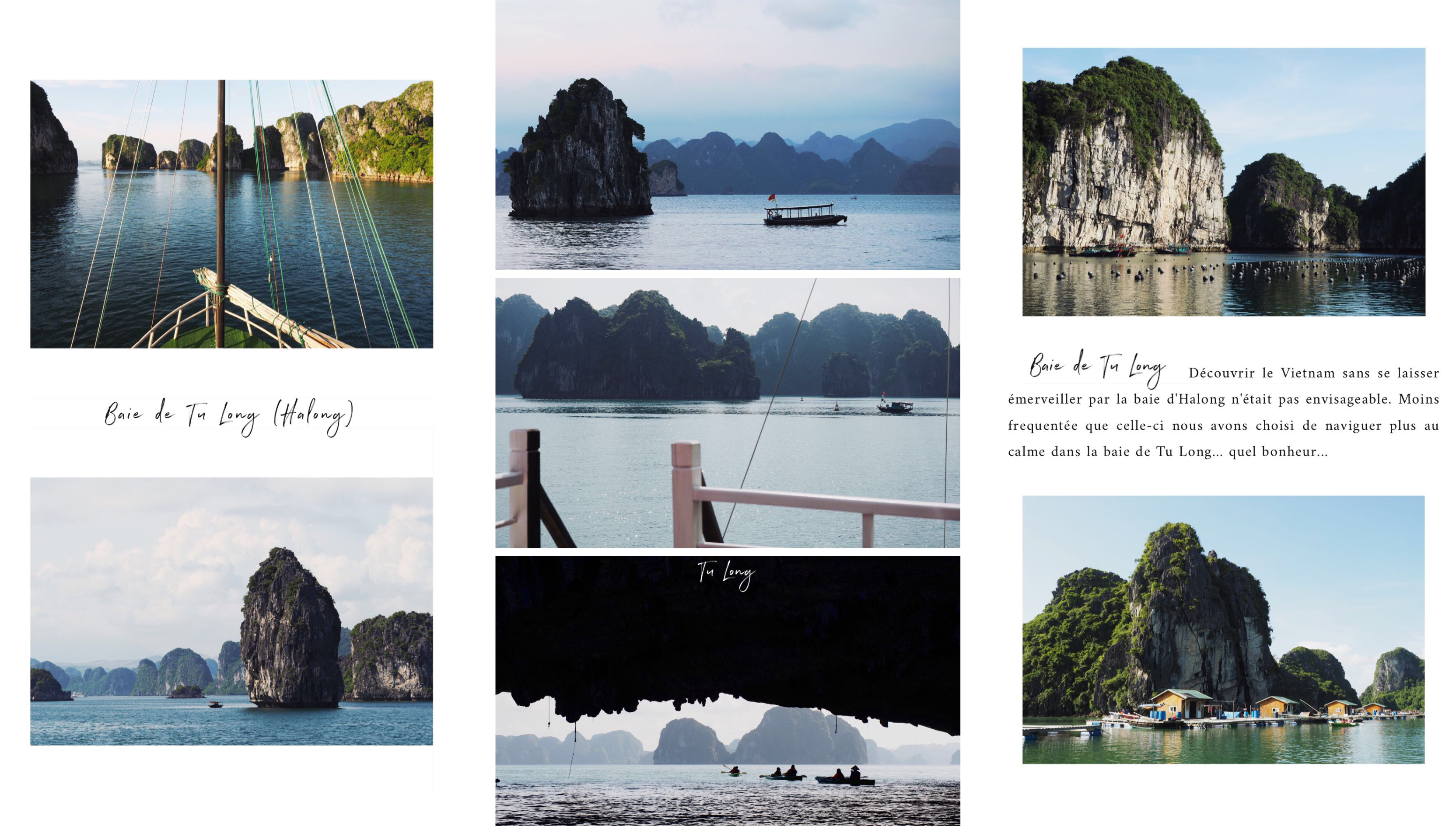 vietnam - asie - découvrir la baie d'Halong en bateau