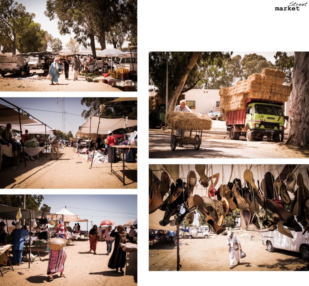 le marché tunisien - Tunisie - Un marché de village en Tunisie - portrait de tunisien
