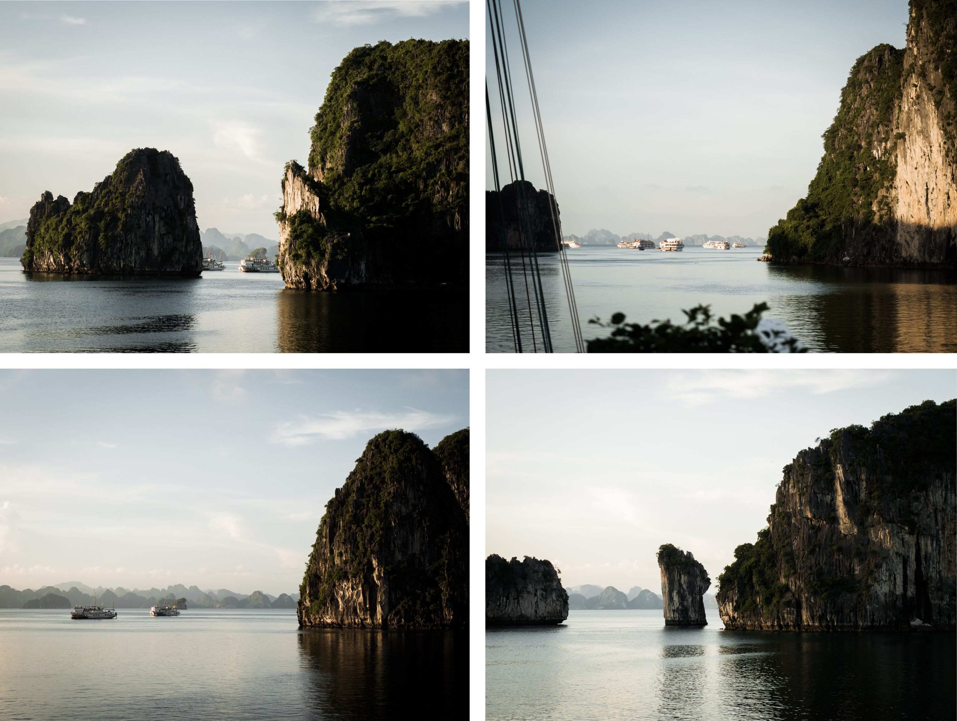vietnam - bai tu long bay - baie d'halong - reliefs karstiques de la baie d'halong