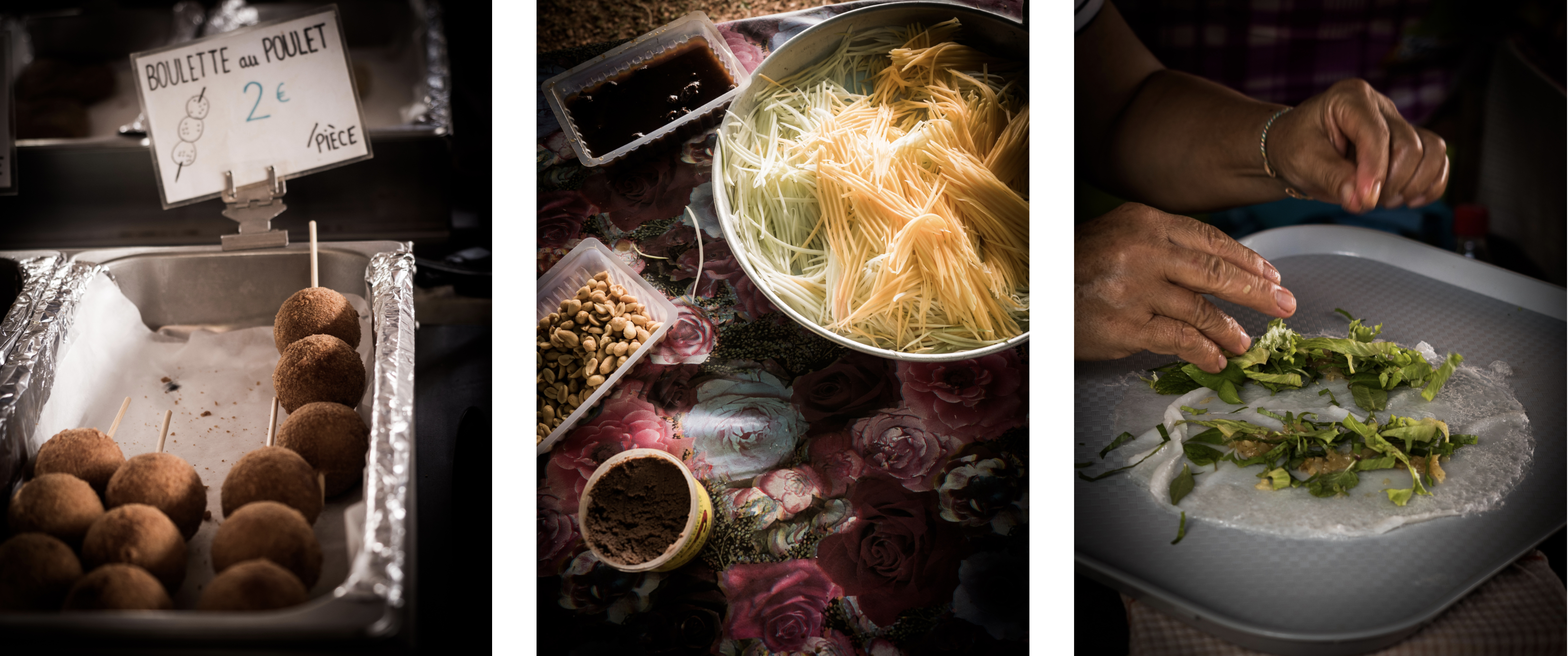 manger au marché Hmong de cacao - une Guyane pluriethnique