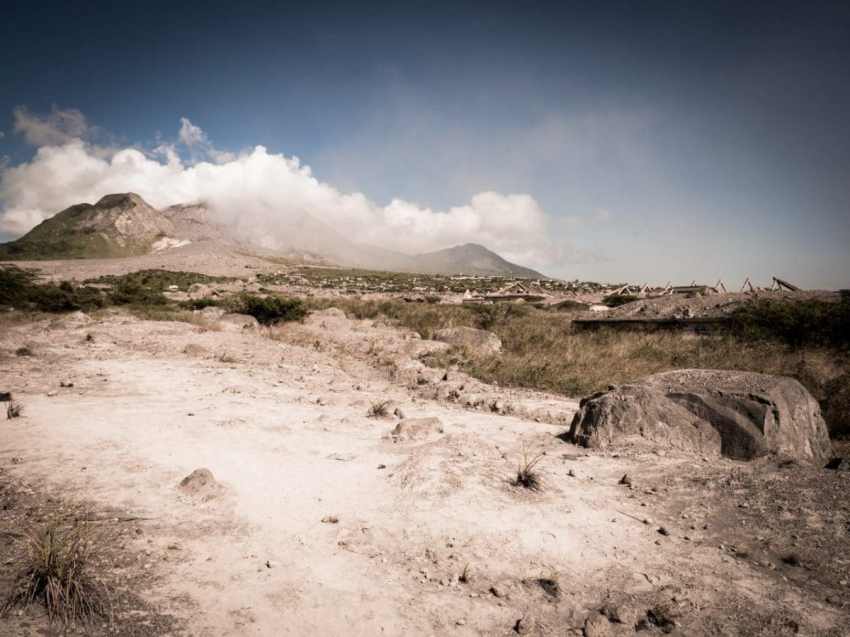 montserrat, volcan, antilles, plymouth