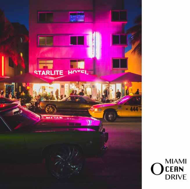 miami, floride, ocean drive, america, art deco