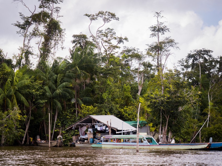 guyane Amazonie - rive du maroni - fleuve st laurent
