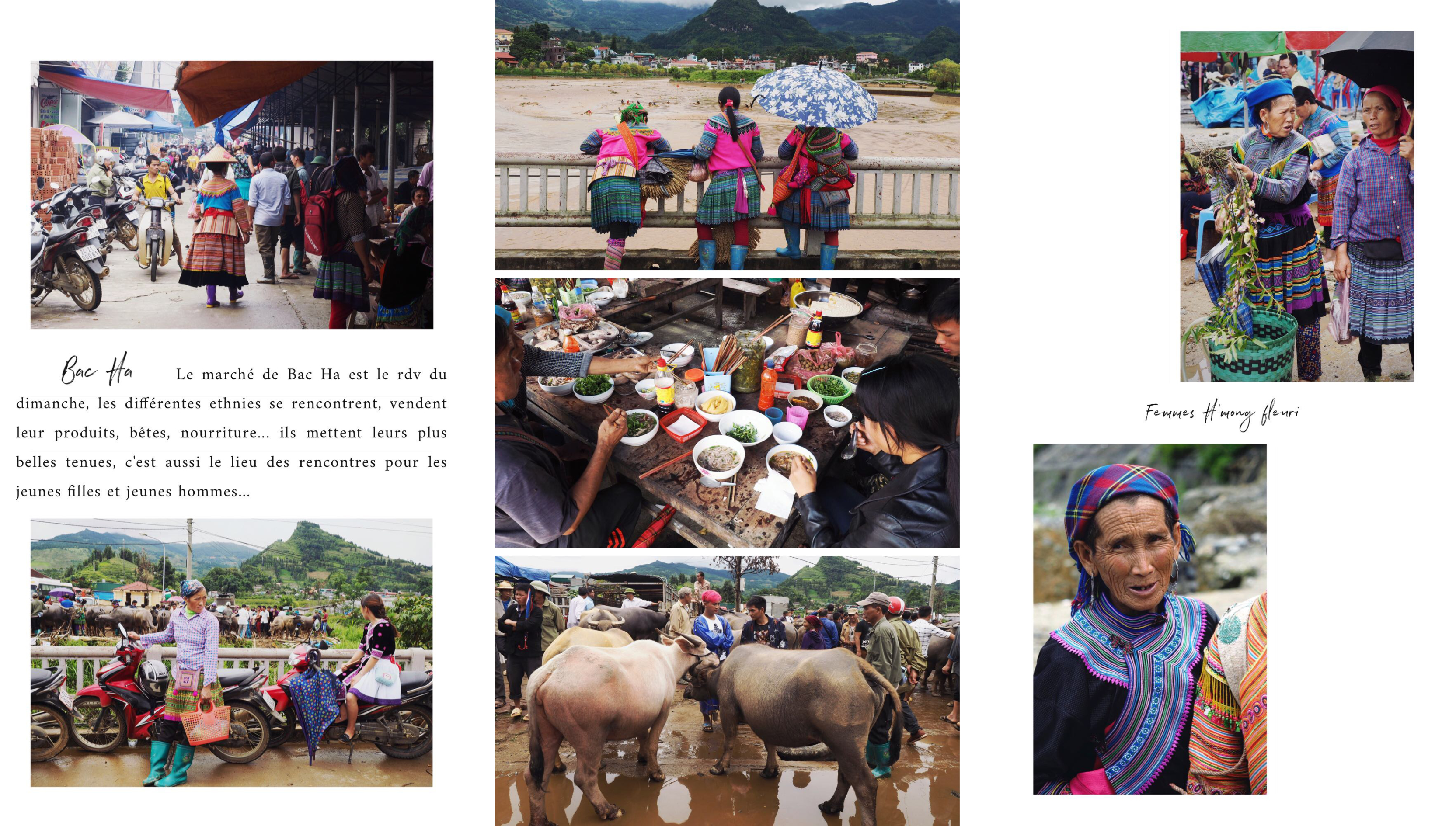 vietnam - montagnes du nord - ethnies minoritaires - asie - marché de Bac Ha