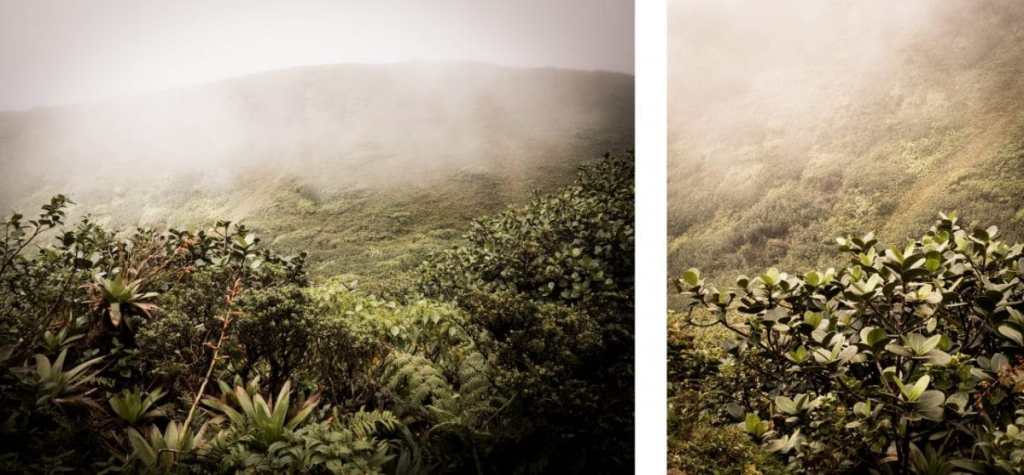photo antilles - photo de la soufrière en guadeloupe dans la brume