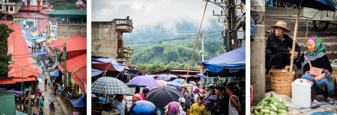 portraits ethniques - marché de bac ha - vietnam - ethnies minoritaire - bac ha market